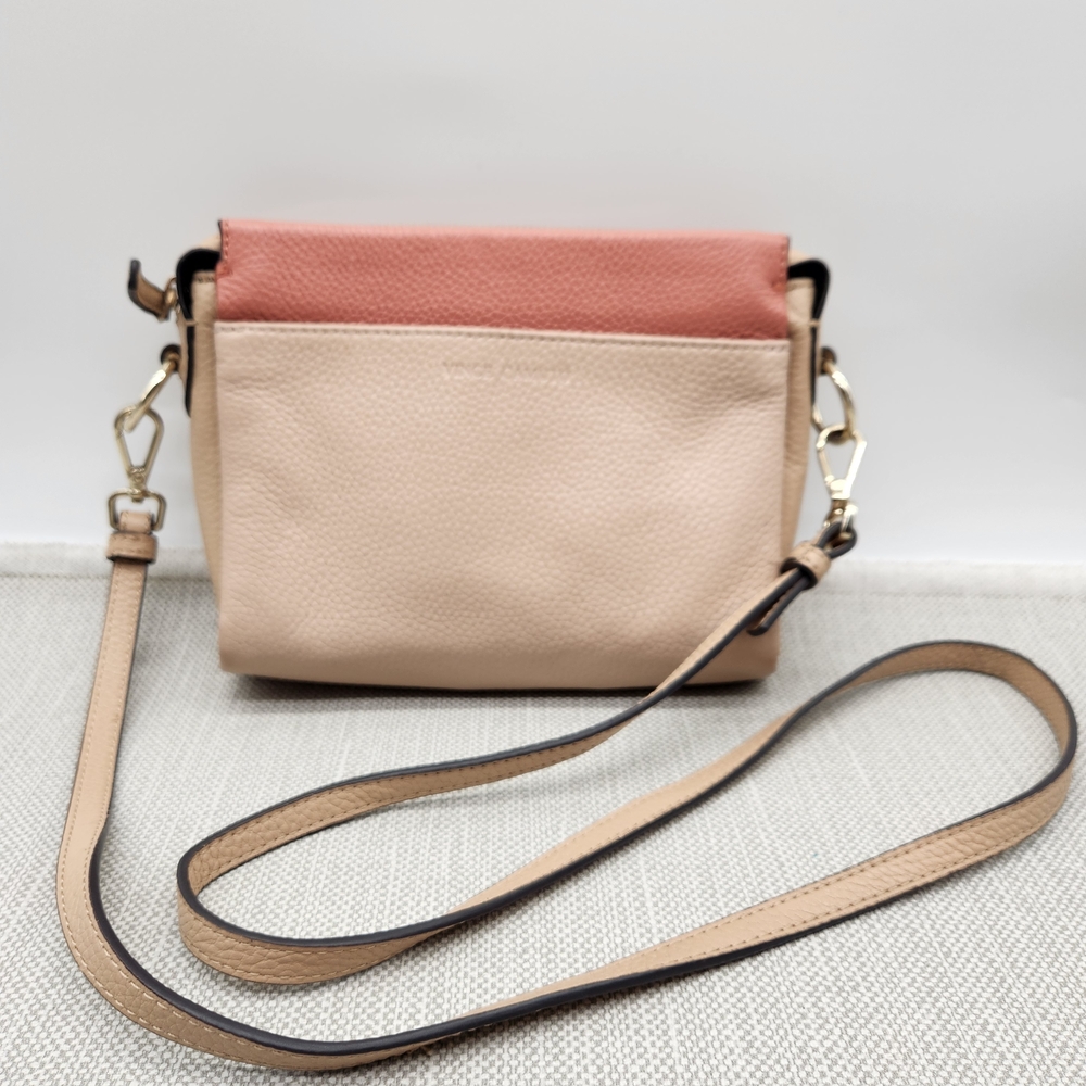Vince Camuto Aina Crossbody Bag Pebbled Leather Spanish Villa Multicolor